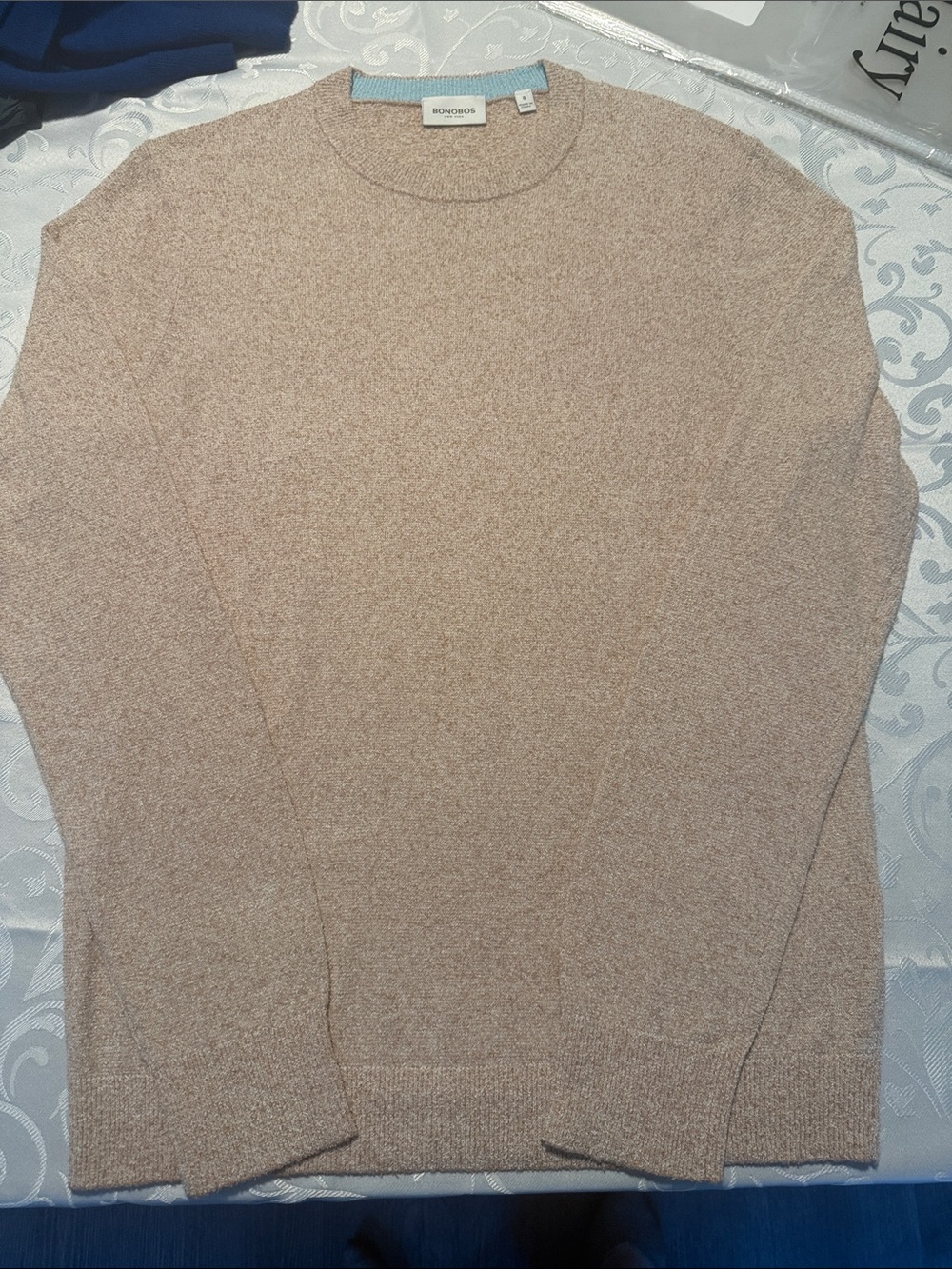 Bonobos Crewneck Sweater in Heathered Beige